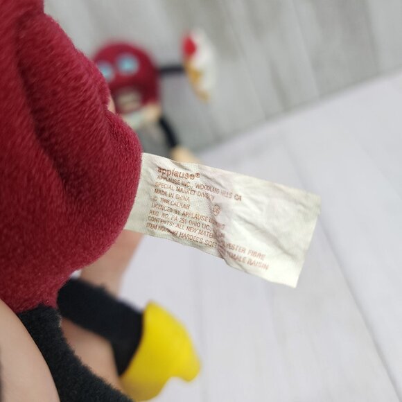 Vintage California Raisin Applause Plush Bendables Toy Figure - Set Of 2 - Picture 5 of 9